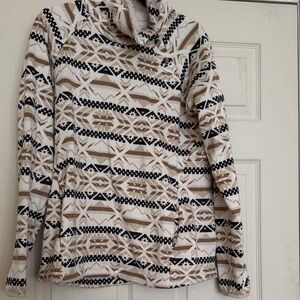 Columbia Women's Cowl Neck Sweater - Cream, Black, Tan